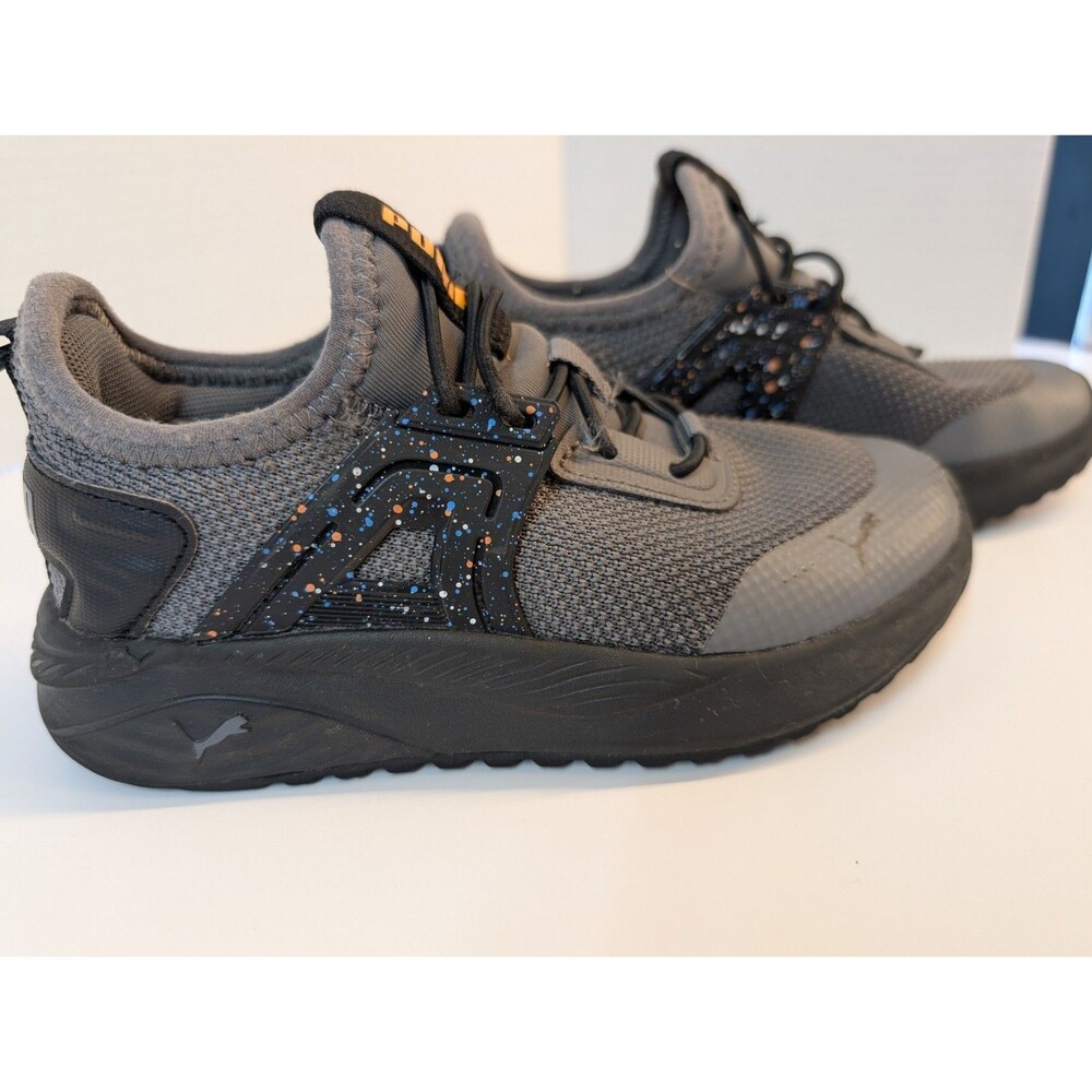 Puma Kids Pacer Future Doubleknit Running Size 13C Blck/Gray - Picture 6 of 9